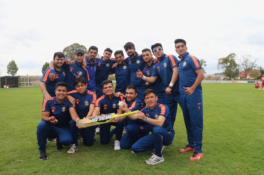 Erstes Cricket-Match des TSG Krimderode