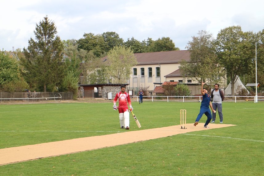 Erstes Cricket-Match des TSG Krimderode