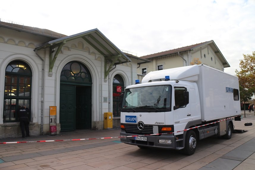 Polizeieinsatz am Bahnhof