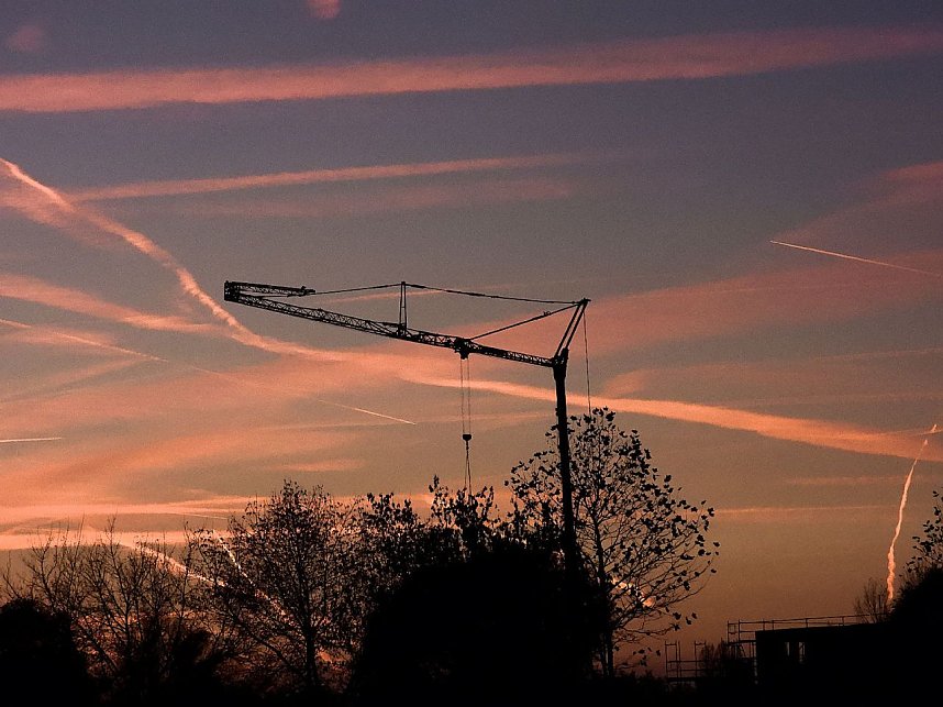 Eine Runde Kiesteich