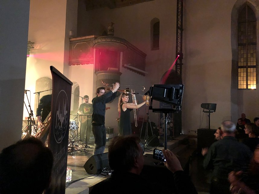 &raquo;Wombo Orchestra&laquo; im Rahmen des 35. Nordh&auml;user Jazzfestes 2018