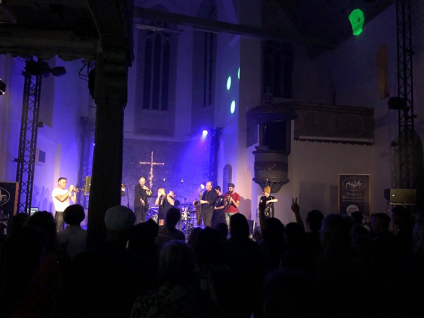 &raquo;Wombo Orchestra&laquo; im Rahmen des 35. Nordh&auml;user Jazzfestes 2018