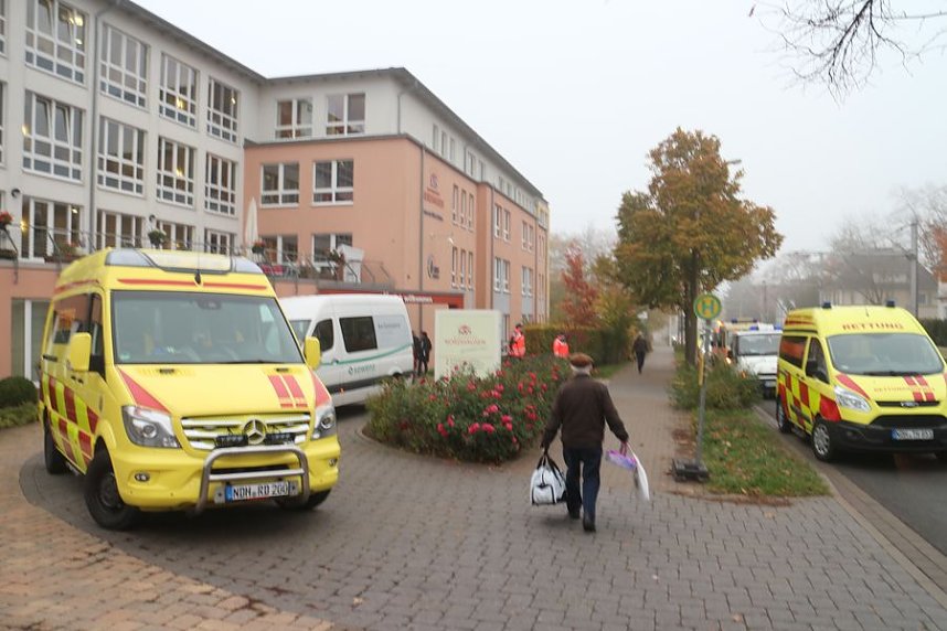 Evakuierung in Nordhausen 