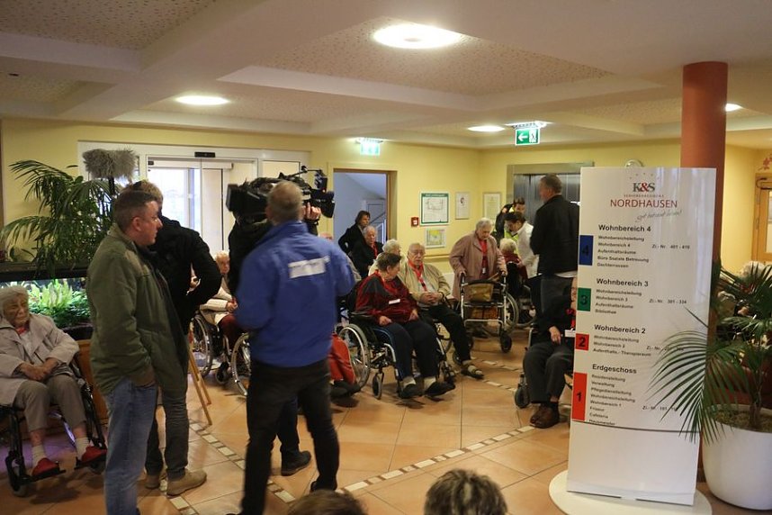 Evakuierung in Nordhausen 