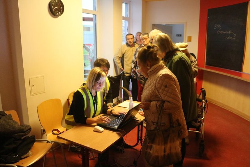 Evakuierung in Nordhausen 