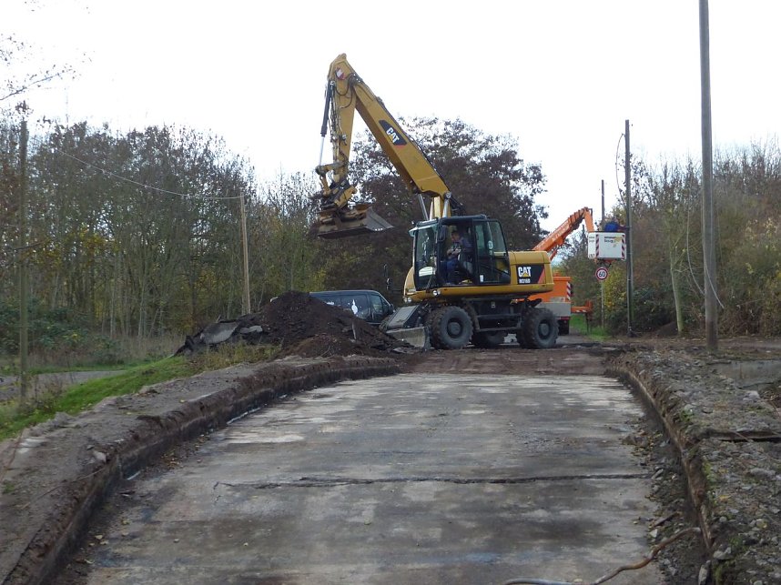 Es bewegt sich was an der Br&uuml;cke bei Bielen