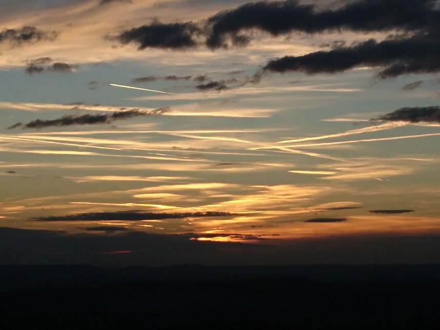 Abendstimmung auf dem Hohnstein