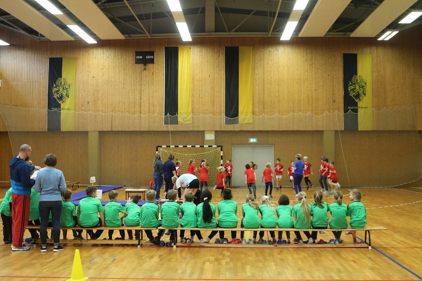 Zweiter Sensomotorischer Test in der Nordh&auml;user Ballspielhalle