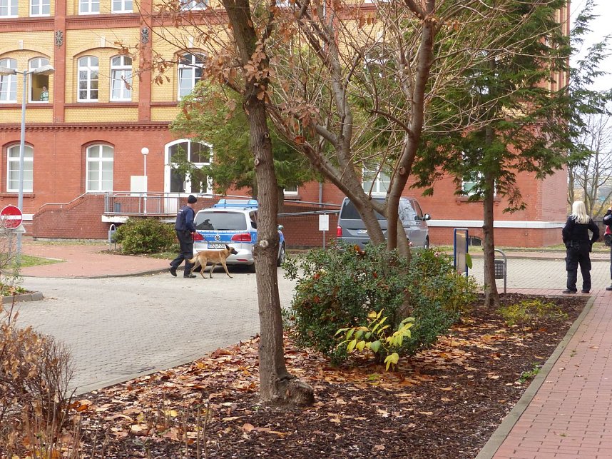 Gro&szlig;einsatz der Polizei