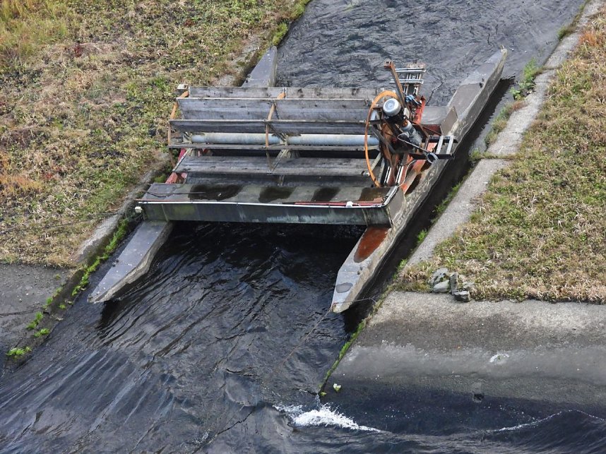 Wenig Wasser in der Talsperre