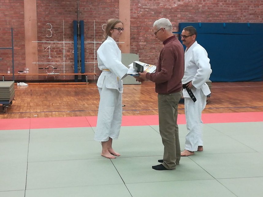 Erfolgreiche G&uuml;rtelpr&uuml;fung