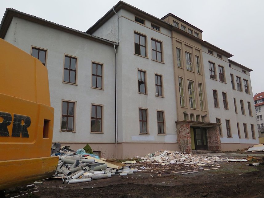 Der Abriss hat begonnen