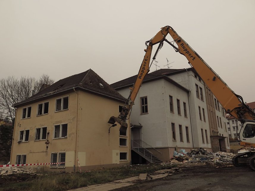 Der Abriss hat begonnen