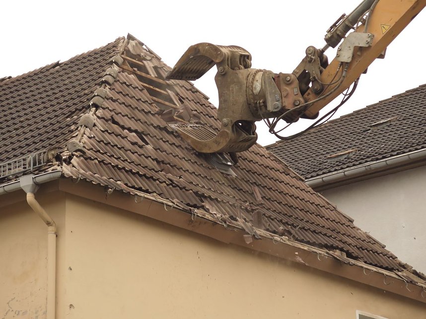 Der Abriss hat begonnen