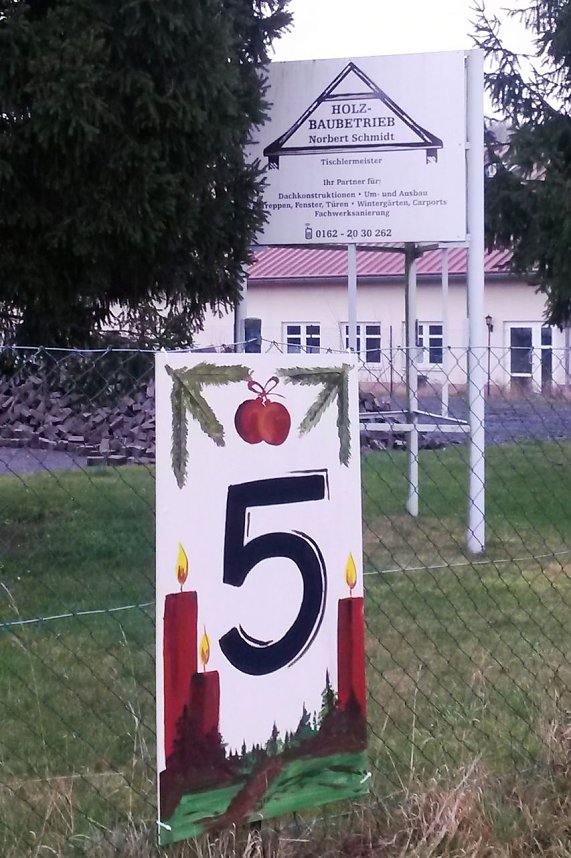 Lebendiger Adventskalender in Harztor