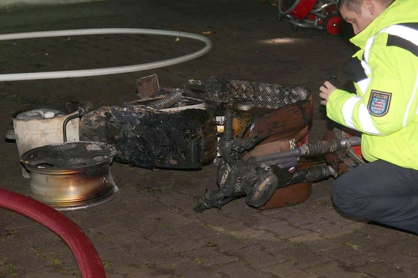 Brand in der K&auml;the-Kollwitz-Stra&szlig;e