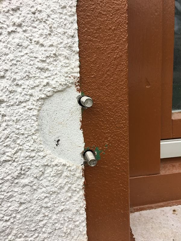 Eingebrochen und abmontiert