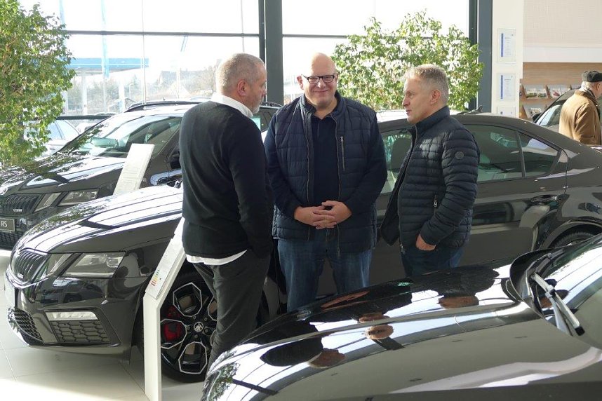 Sonnige Aussichten beim Skoda-Buffet