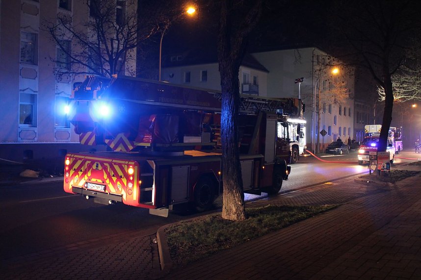 Schuppenbrand in der Bochumer Stra&szlig;e
