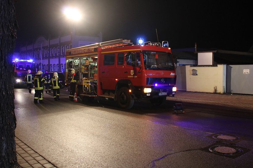 Schuppenbrand in der Bochumer Stra&szlig;e