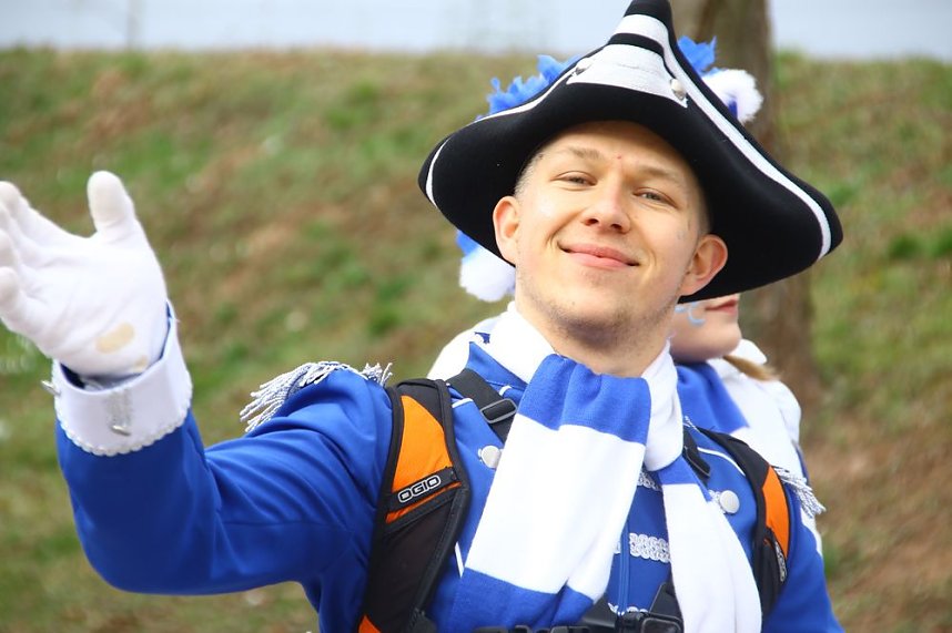 Festumzug zum 50. Jubil&auml;um in Wollersleben