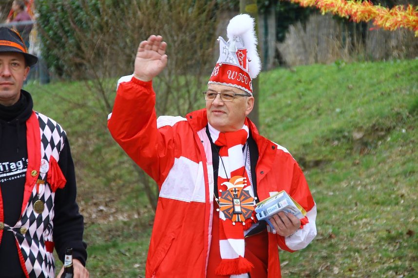 Festumzug zum 50. Jubil&auml;um in Wollersleben