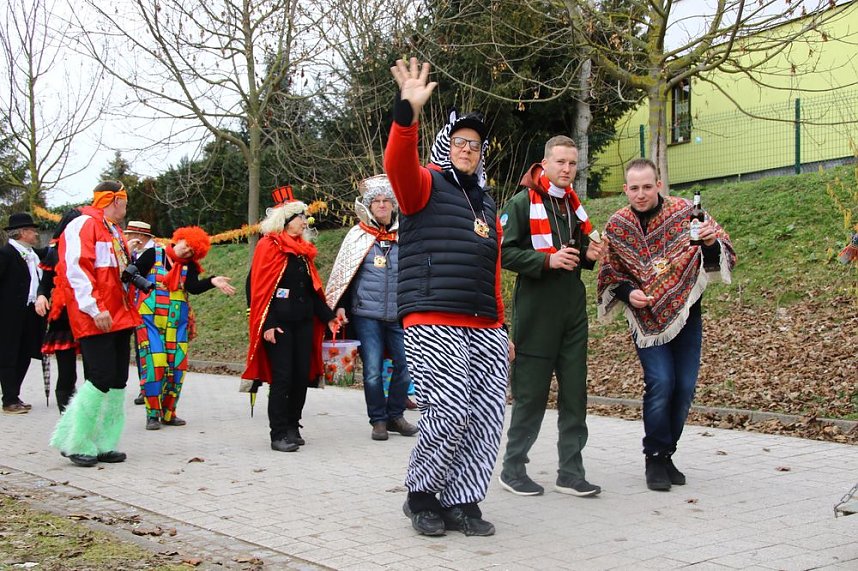Festumzug zum 50. Jubil&auml;um in Wollersleben