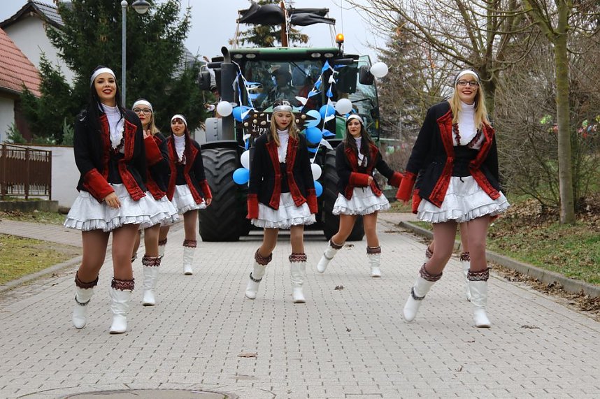 Festumzug zum 50. Jubil&auml;um in Wollersleben