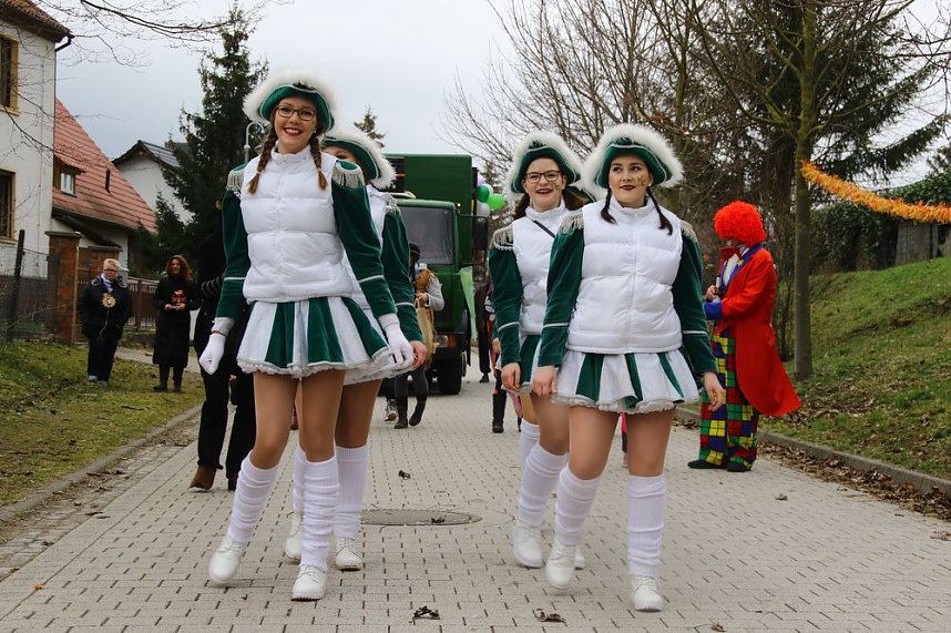 Festumzug zum 50. Jubil&auml;um in Wollersleben