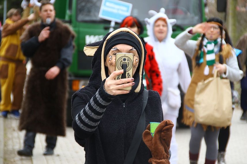 Festumzug zum 50. Jubil&auml;um in Wollersleben