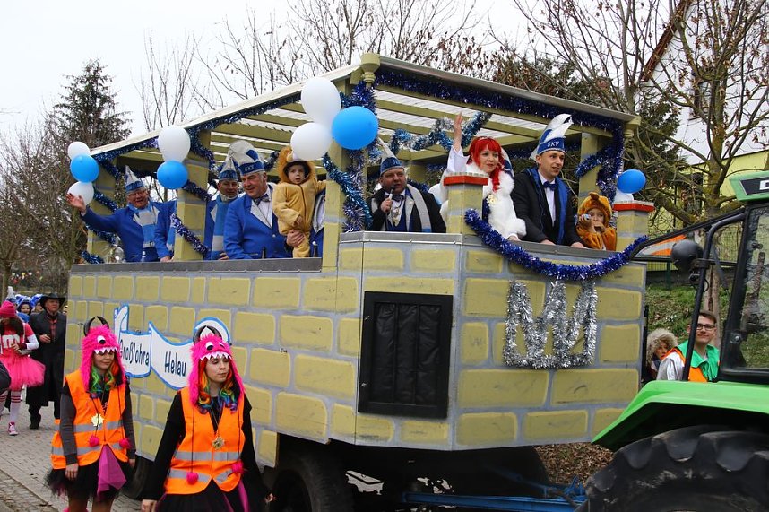 Festumzug zum 50. Jubil&auml;um in Wollersleben