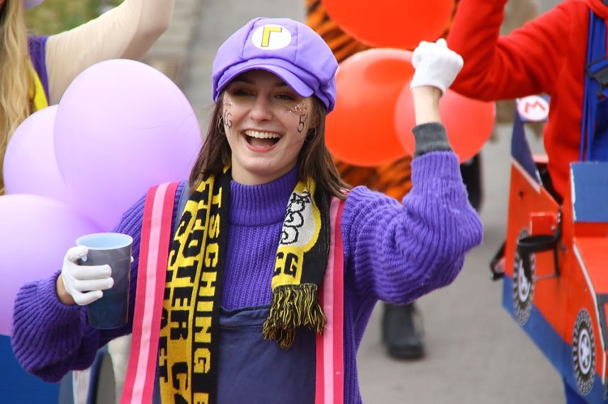 Festumzug zum 50. Jubil&auml;um in Wollersleben