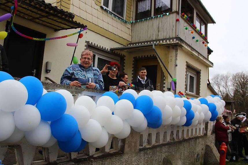 Festumzug zum 50. Jubil&auml;um in Wollersleben