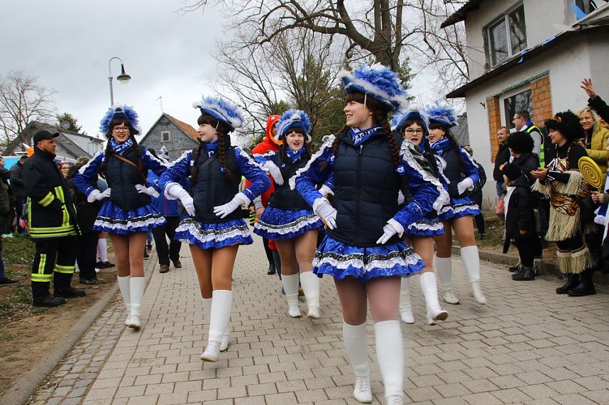 Festumzug zum 50. Jubil&auml;um in Wollersleben