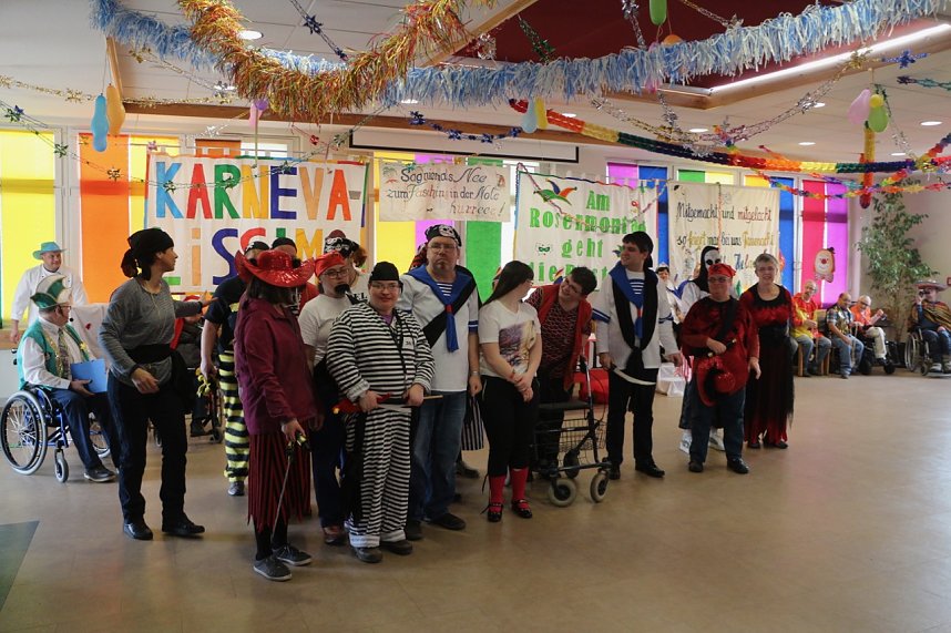 Rosenmontag bei der Nordth&uuml;ringer Lebenshilfe