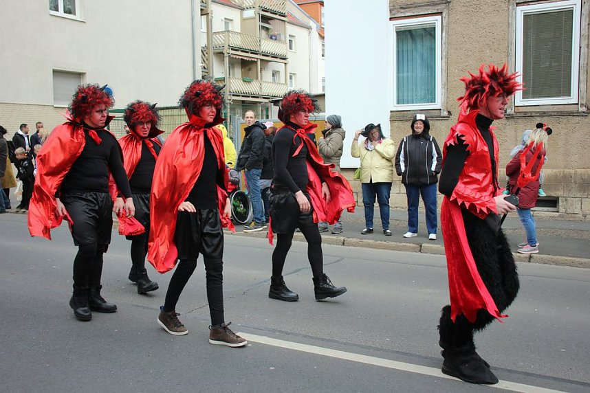 Der Rosenmontagsumzug in Sondershausen (1)