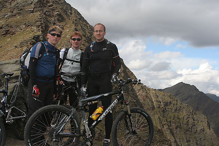 Auf der Schneebergscharte.