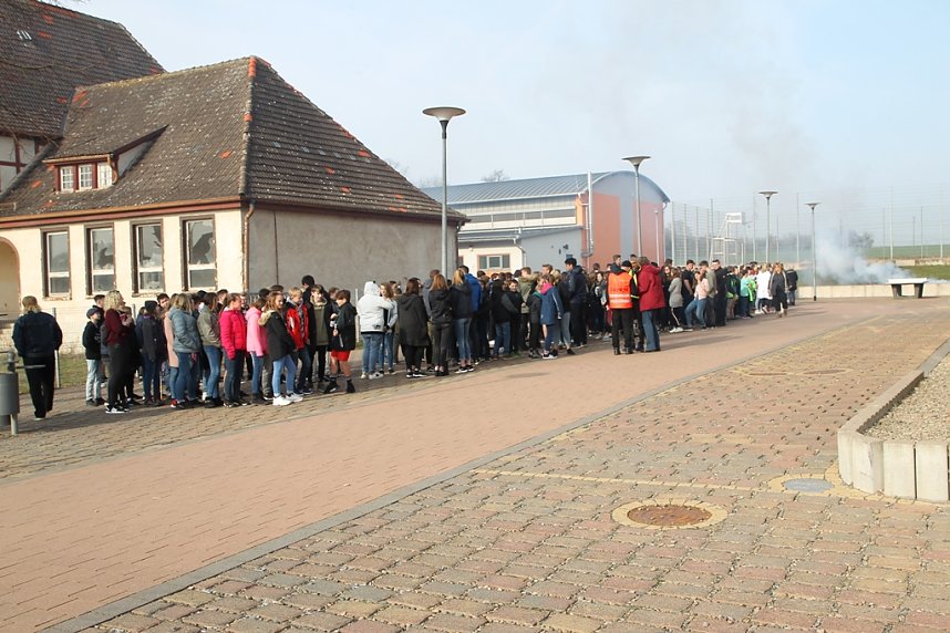 Ernstfall in der Regelschule Hainleite ge&uuml;bt