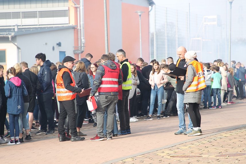 Ernstfall in der Regelschule Hainleite ge&uuml;bt