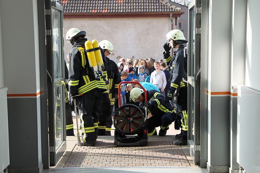 Ernstfall in der Regelschule Hainleite ge&uuml;bt