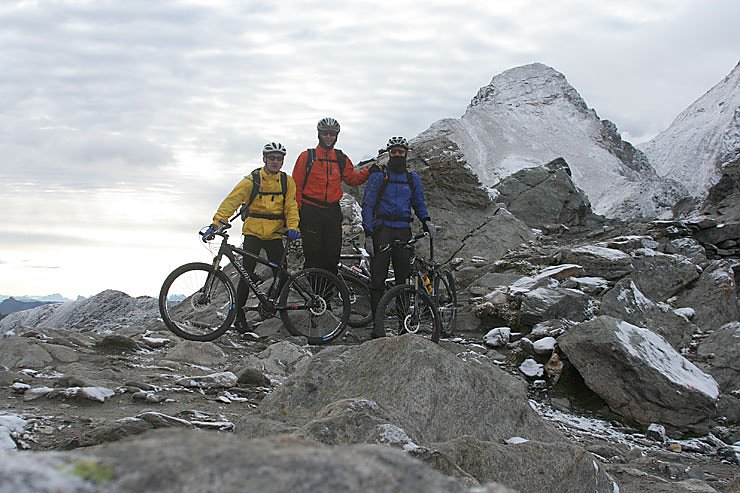 Gipfelfoto auf 2900 Meter H&ouml;he.