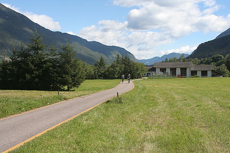 Italienische Radwege.