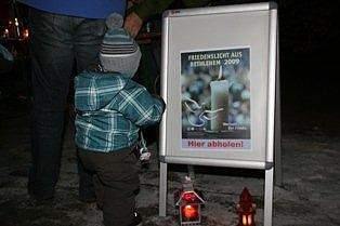 Das Licht vor dem Rathaus