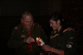 Das Licht vor dem Rathaus