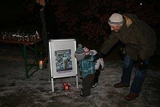 Das Licht vor dem Rathaus