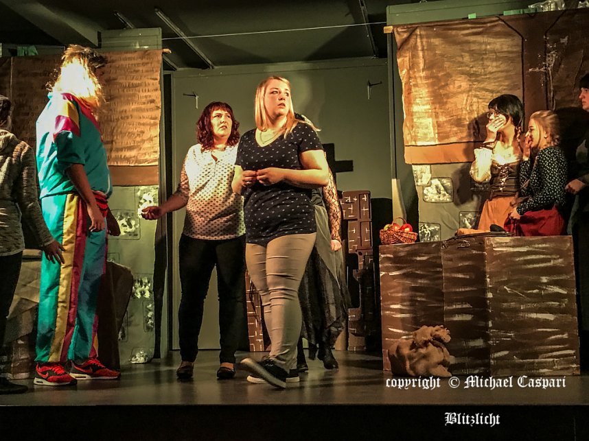 Die Probe auf der Studiob&uuml;hne