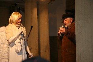 Das Licht vor dem Rathaus