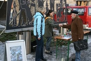 Das Licht wird am Rathaus verteilt