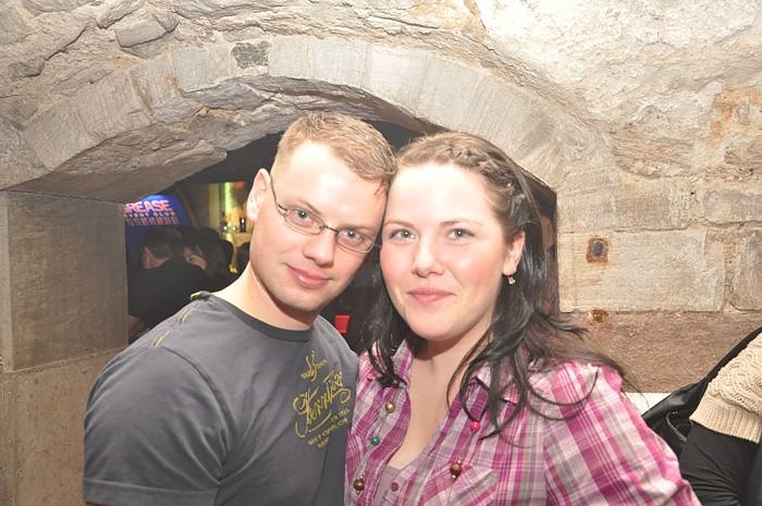 House Weihnachtsparty im Grease