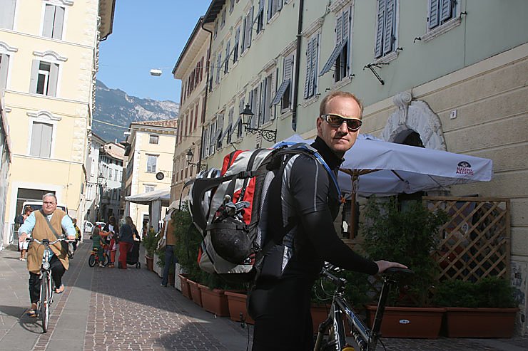 Stadtbummel in Rovereto.